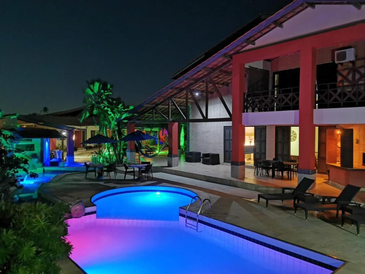 Pousada Flamboyant Village - Praia Das Fontes - 50Mt Da Gruta Mae D'Agua (Adults Only) ベベリベ エクステリア 写真